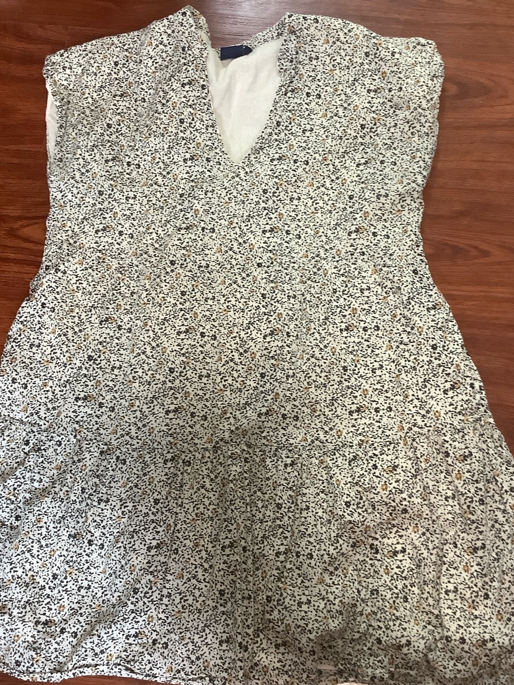 GAP Cream Floral Mini Dress